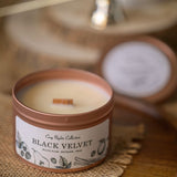 Wood Wick Candle | Black Velvet