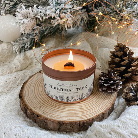 Wood Wick Candle | Christmas Tree