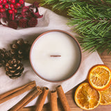 Wood Wick Candle | Christmas Hearth