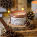 Wood Wick Candle | Cosy Cafe