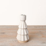 White Tree Candlestick Holder
