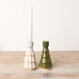 White Tree Candlestick Holder
