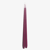 Pair of Dinner Candles - Claret