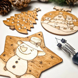 Christmas Pyrography - Burn Rustic Decorations | Saturday 29th November - 10am till 1pm