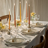 Pair of Dinner Candles - Claret