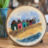 Needle Felting - Beach Huts | Saturday 1st August - 2pm till 5pm