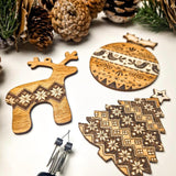 Christmas Pyrography - Burn Rustic Decorations | Saturday 29th November - 10am till 1pm