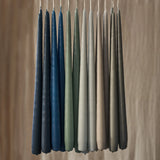 Pair of Dinner Candles - Deep Navy