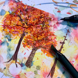Autumn in Alcohol Inks | Thursday 8th October - 6pm till 9pm