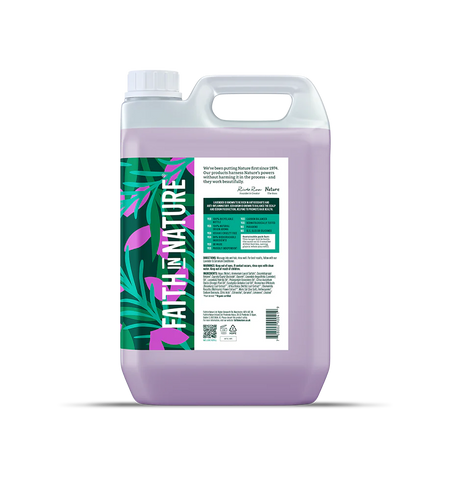 SALE! Faith in Nature | 5ltr Refill | Lavender & Geranium Shampoo