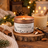 Wood Wick Candle | Amaretto Nog