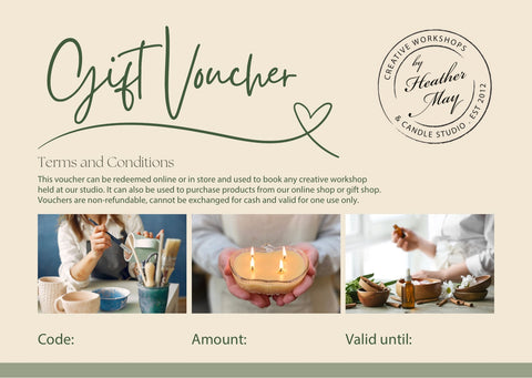 Gift Voucher | Creative Workshops & Gifts