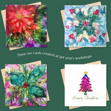 Alcohol Inks - Christmas Cards | Tuesday 10th November - 6pm till 9pm