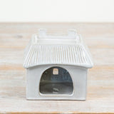 Ceramic Cottage Oil/Wax Burner - Tea-light