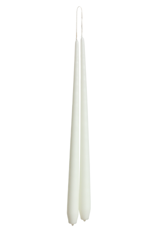Pair of Dinner Candles - Ivory