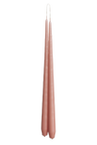 Pair of Dinner Candles - Dusky Pink