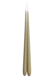 Pair of Dinner Candles - Olive