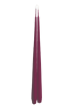 Pair of Dinner Candles - Plum