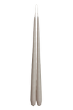 Pair of Dinner Candles - Taupe