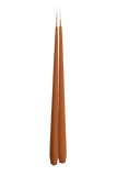 Pair of Dinner Candles - Terracotta
