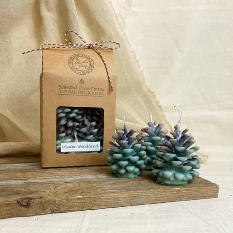 Scented Pinecones - Firelighters  Winter Woodland – by HeatherMay