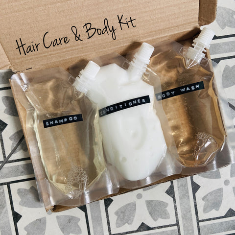 Hair & Body - Self Care Kit | Shampoo - Conditioner - Body Wash
